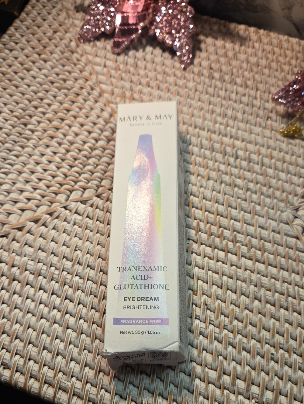 Brightening Eye Cream — Pink Holographic Tube